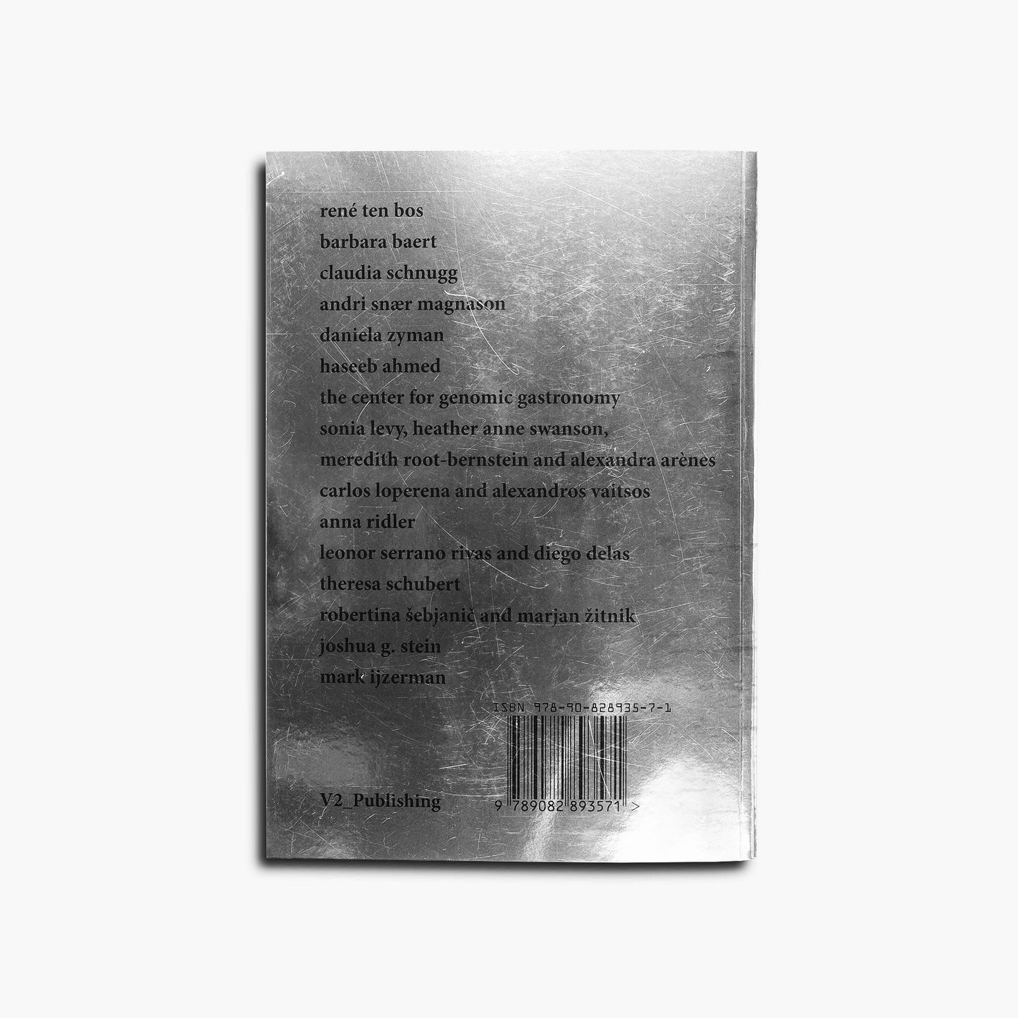 Back cover of the publication Art + Water